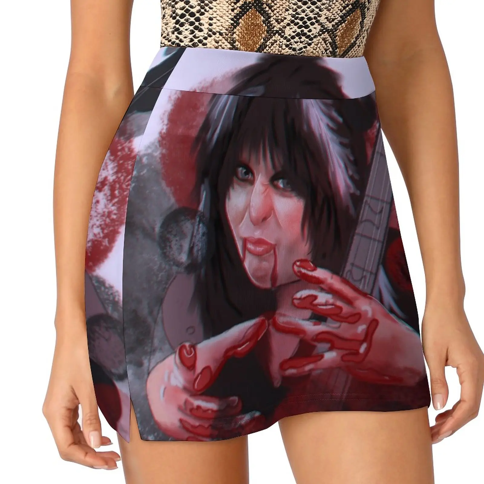 

Blackie Lawless Portrait Light proof trouser skirt Women's summer dress Skirt pants