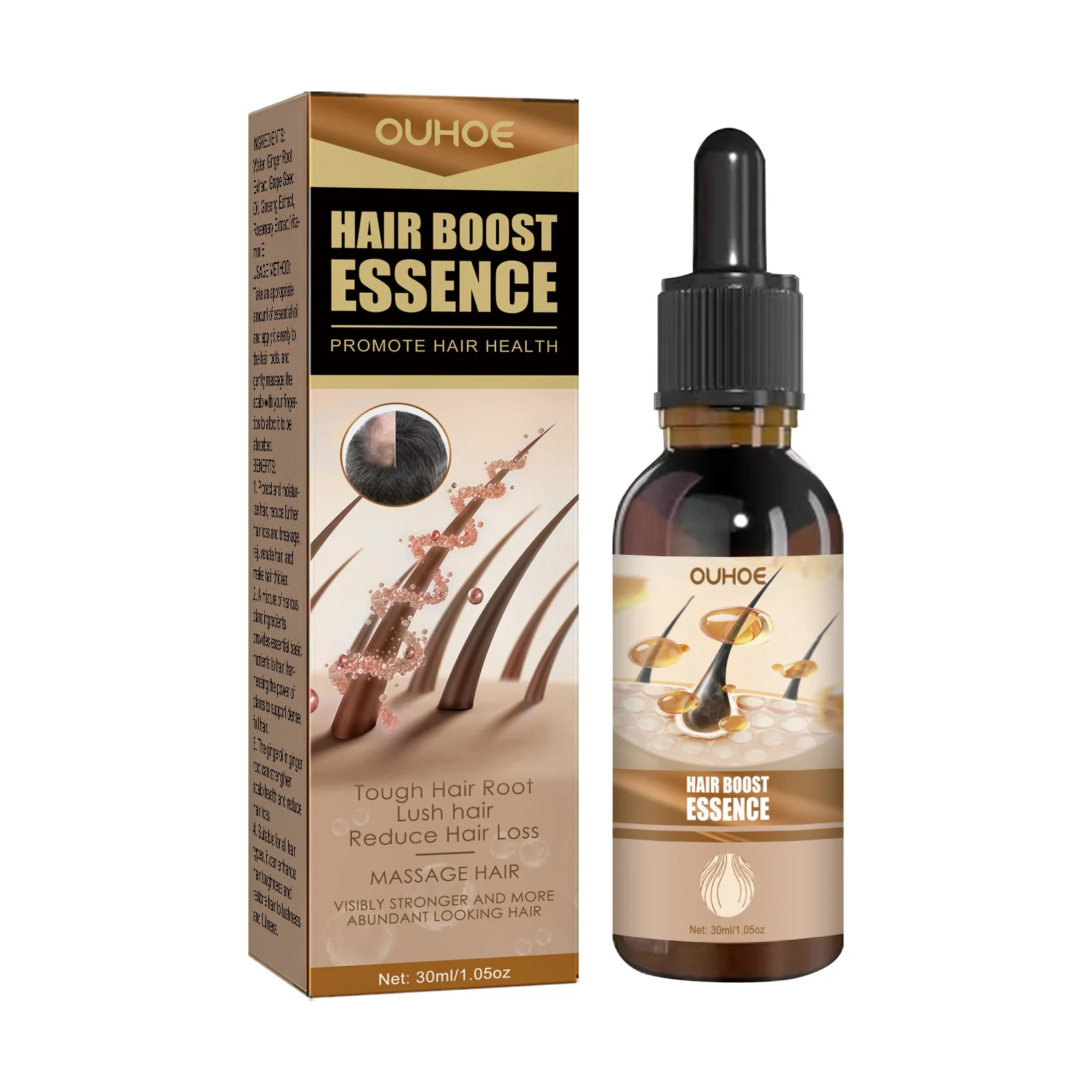Hair Growth Essence Anti Hair Loss Thinning Bald Remedy Boost Regrowth Thicken Scalp Treatment Repair Damaged Care Product