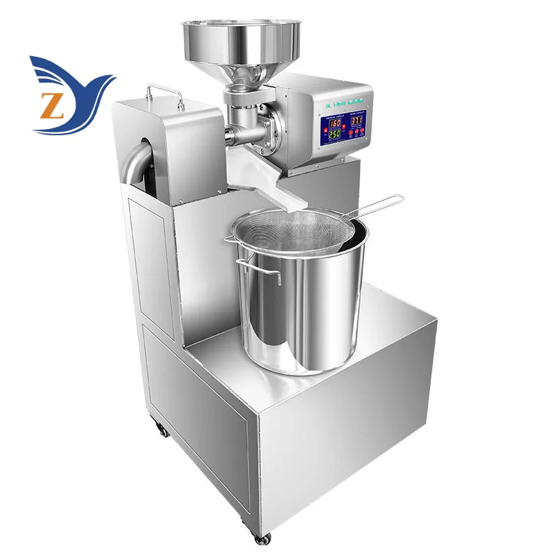 Oil Press Machine Medium-Sized Commercial P30 Fully Automatic Digital Temperature Control 2520W Power 20-30Kg per Hour