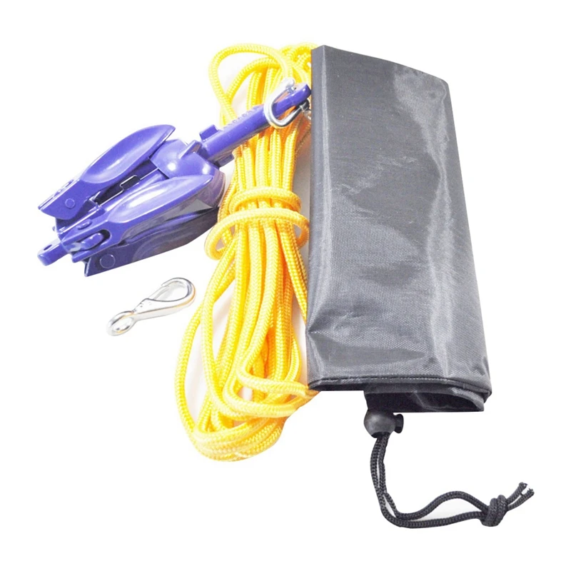 3X Kayak Anchor Paddle Board Anchor Kit Kit Di Ancoraggio Per Kayak Per Kayak Da Pesca Canoa Jet Ski Paddle Board Piccole Barche