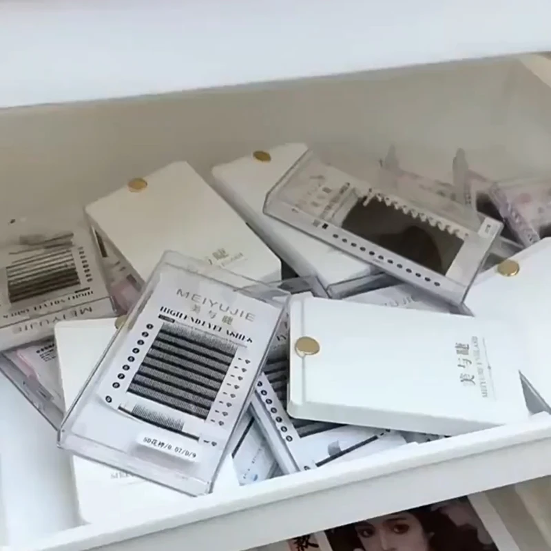 인조 속눈썹 보관함, 속눈썹 익스텐션 도구, 정리함 속눈썹 액세서리, 화장품 메이크업 도구 보관함, 1PC