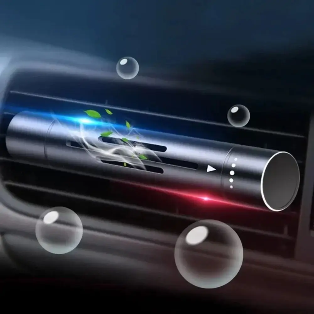 High Quality Aluminium Alloy Car Air Freshener Smell in The Car Clip Parfum Flavoring Air Condition Diffuser