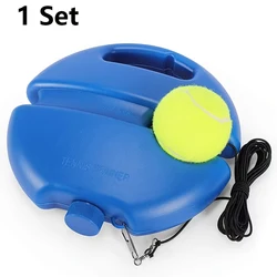 Ultimate Solo Tennis Trainer: Rebound Training Tool with Elastic Rope for All Skill Levels - Perfect for Indoor & Outdoor Practice (Round 1set)
