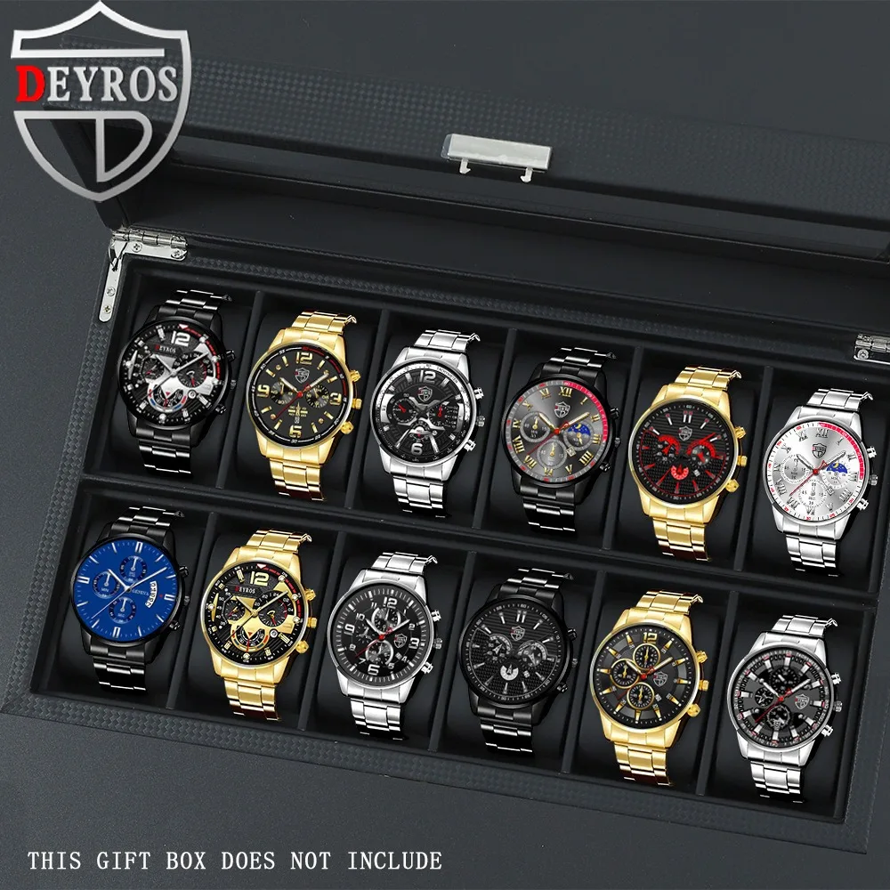 腕時計　１２本セット 12pcs/set, Men's Watch Set, Fashion Men's Business Quartz