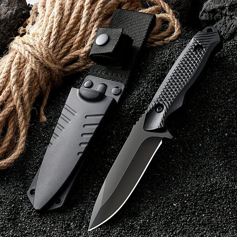 1pc High Hardness Folding Pocket Knife With Sheath 1