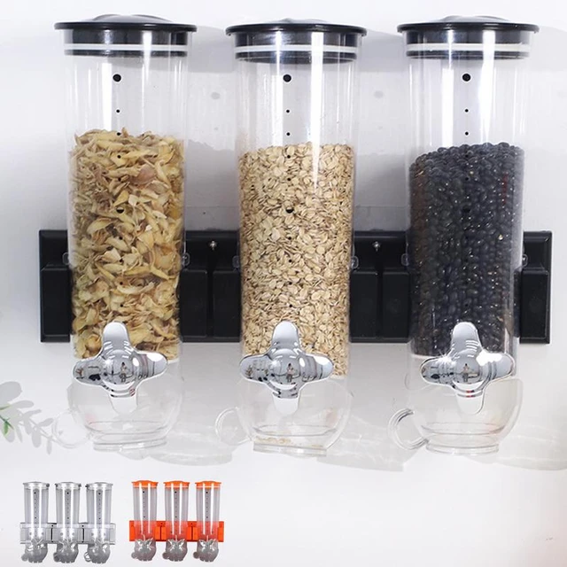 Triple Canister Cereal Dispenser