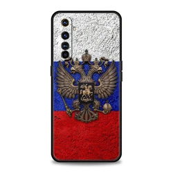 Custodia per telefono in silicone shockproof con bandiera russa