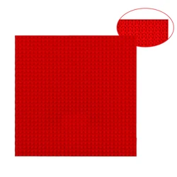 Double-Sided Base Plate Set for Building Blocks - Classic Small Bricks Toy Construction Mat (Red 1pcs)