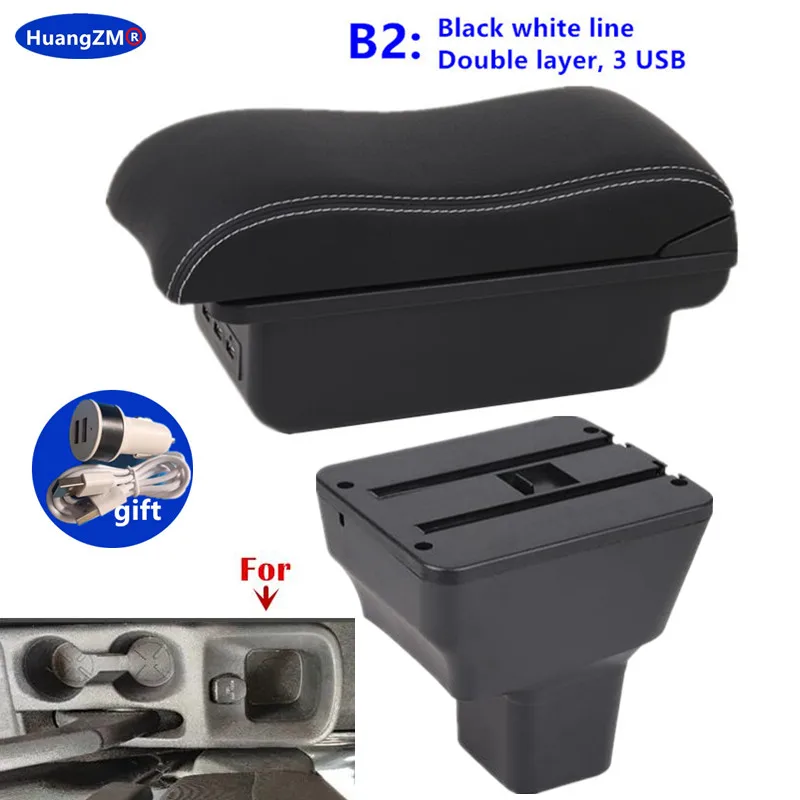 صندوق مسند ذراع السيارة لنيسان ركلات مسند الذراع ص...