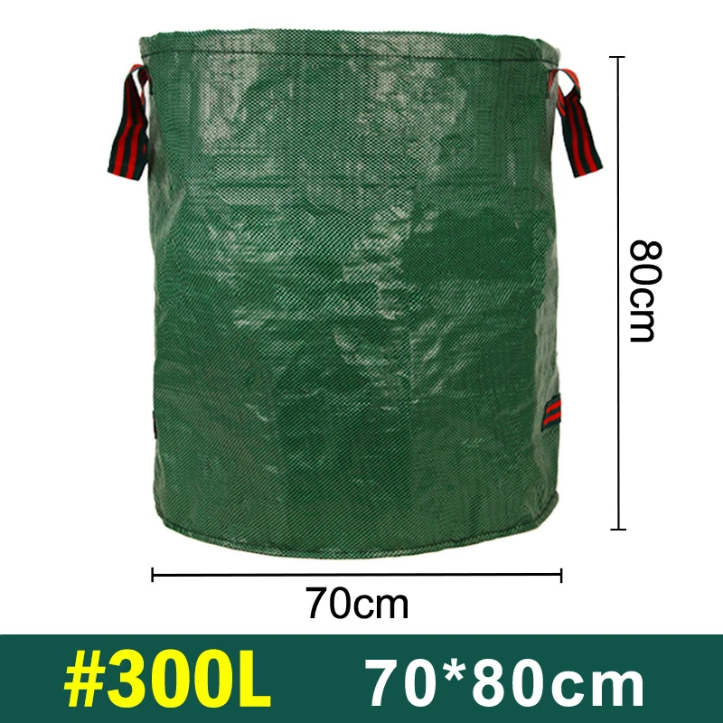 ตัวเลือกสินค้า ถุงเก็บขยะในสวน 60L-500L ถุงสวนขนาดใหญ่ ใช้ซ้ำได้ กันน้ำ ถุงเก็บใบไม้ ภาชนะเก็บของสำหรับสวน