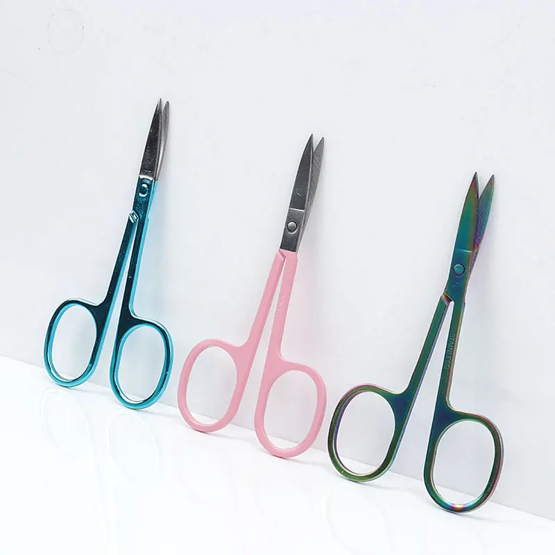 Eyebrow Trimmer Scissor Beauty Women Eyelash Scissors Stainless Steel Facial Hair Remover Manicure Scissor Nail Cuticle Tools 4