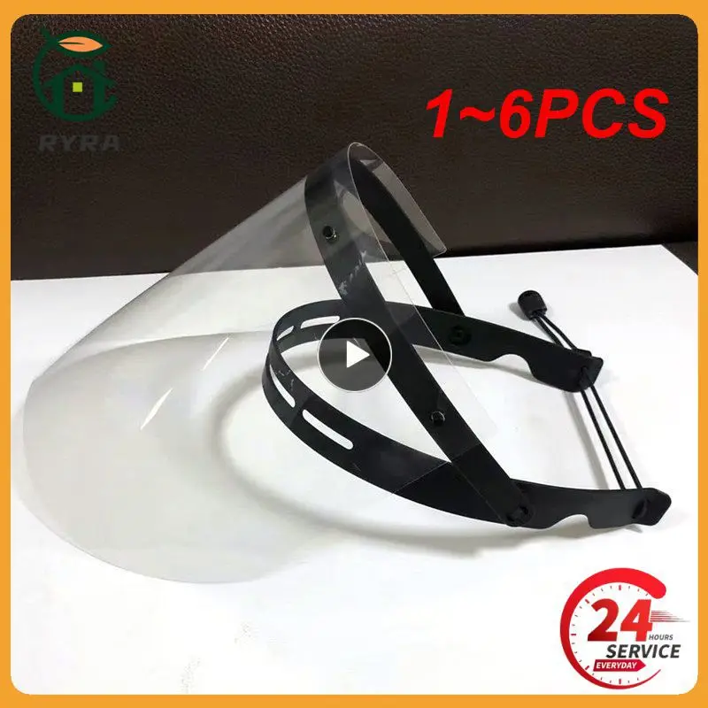 

1~6PCS Kitchen Goggles Faceshield Transparent Face Shield Anti-Oil Onion Goggles Dust-Proof Face Protective Mask Reutilizable