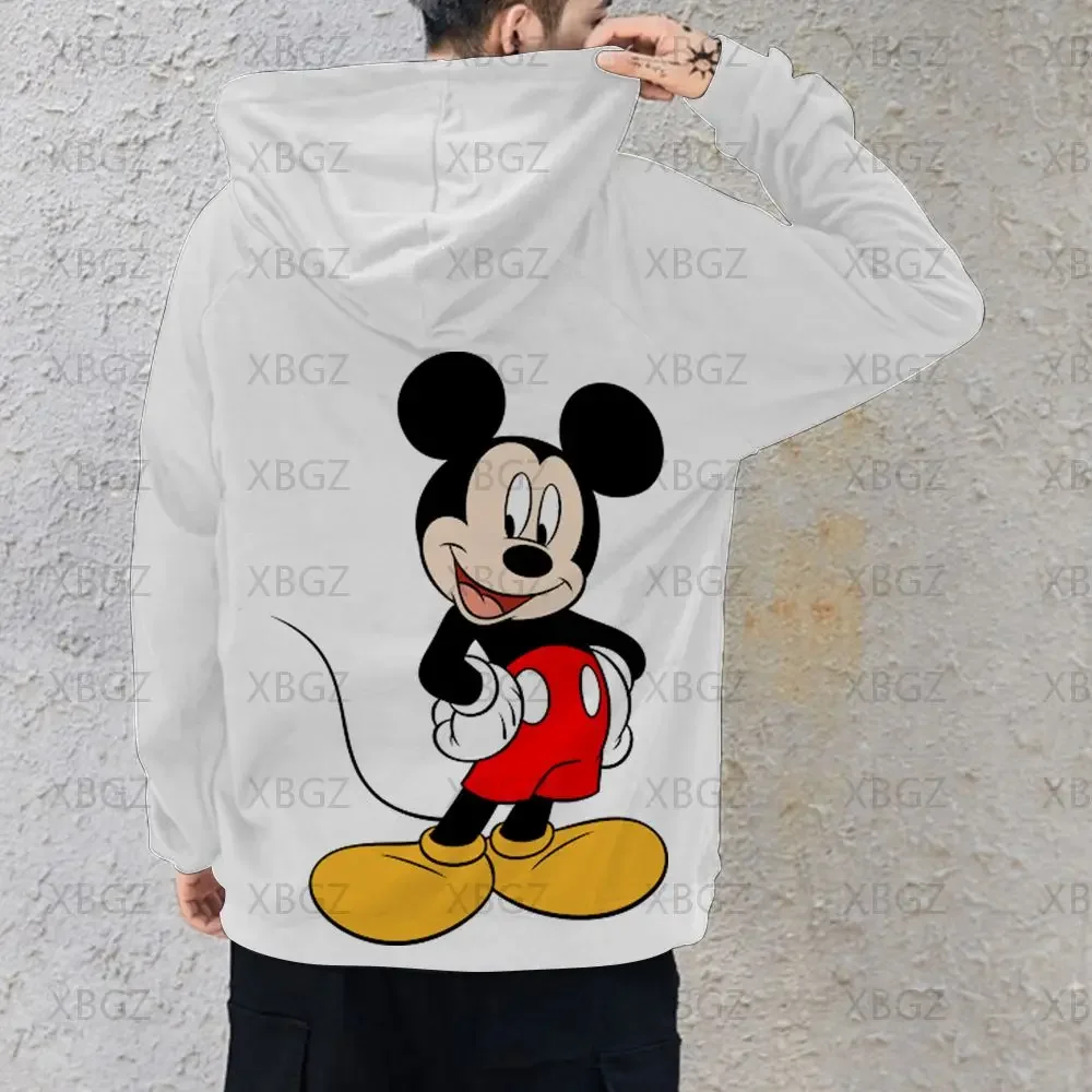 Couple Outfit Disney Hoodies Minnie Mouse Women's Casual Sweatshirt Couple Hoodie Men's Women Clothing Mickey Y2k Print Top