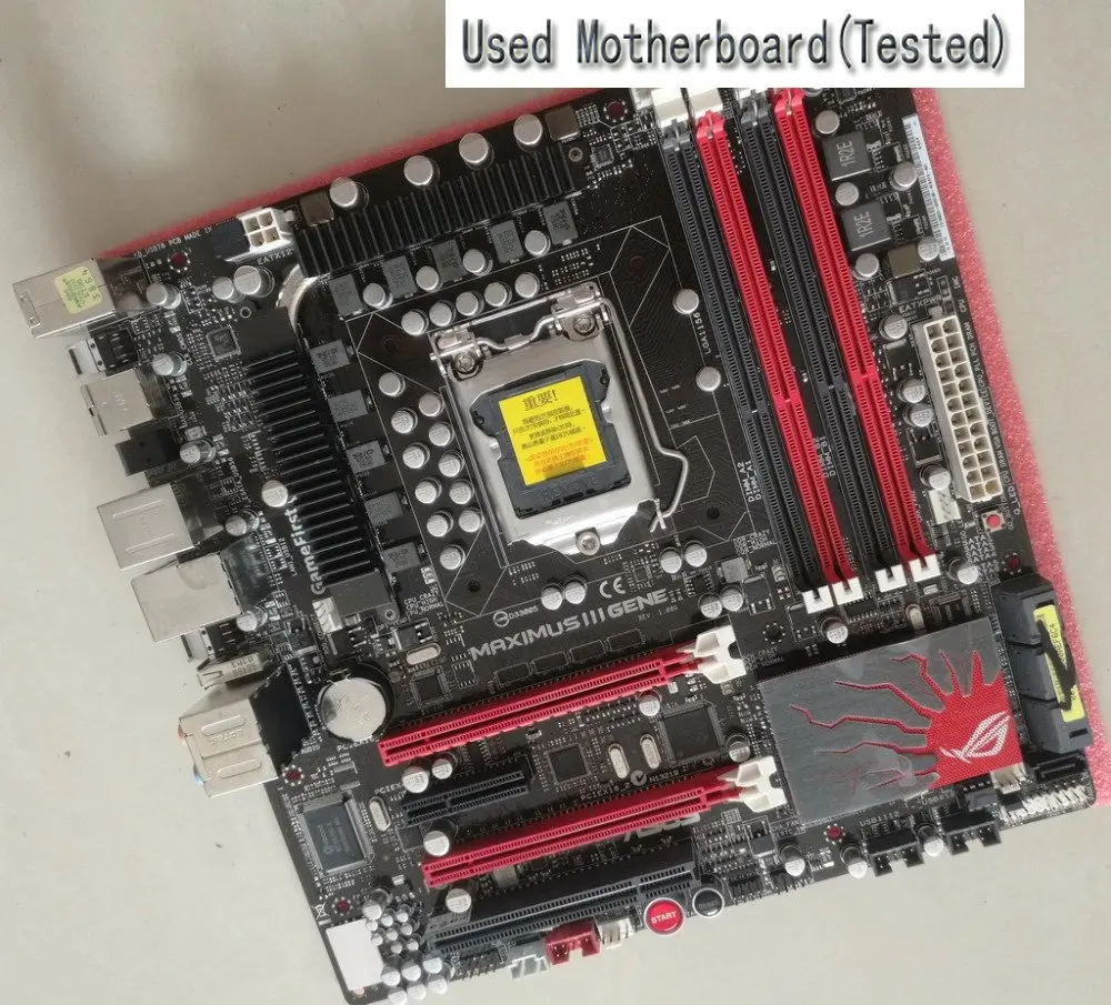 Original Motherboard Asus Maximus Iii Gene Lga 1156 Ddr3 16gb Usb2.0 ...