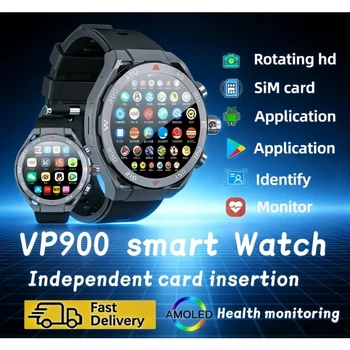 VP900 5G Smart  Watch Full Network 32GB 256GB Storage SIM Card Support Video Chat Payment Face Recognition WeChat GPS Waterproof 1
