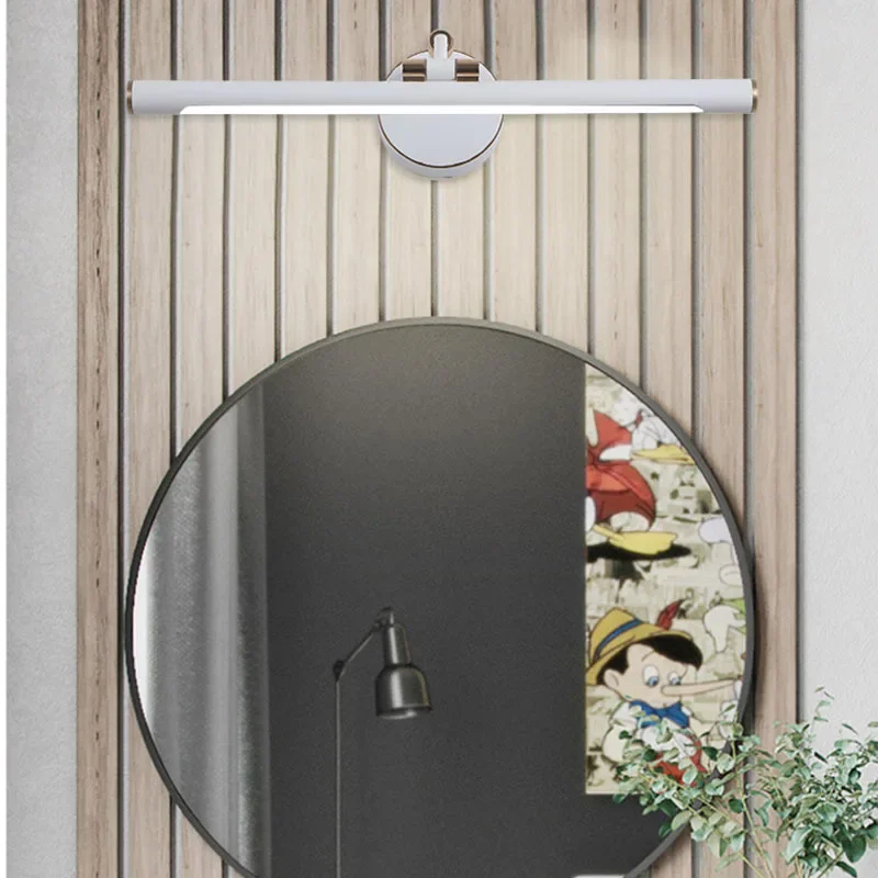 Modern LED Bathroom Mirror Light Retractable Minimalist Makeup Lighting for Bedroom Living Room Mural Light Indoor Wall Sconce