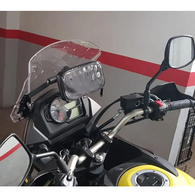 Фото Аксессуары для мотоциклов SUZUKI DL650 vдополнительный 2022 XT 650XT V-дополнительный DL 650, держатель для телефона, подставка, Кронштейн Пластины GPS-навигации 650 №2