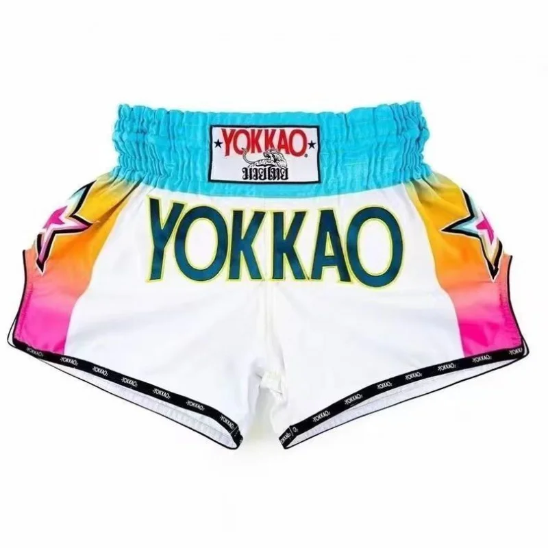 Muay Thai  Shorts Beach Pants Sanda Fighting Professional Training Boxing Children Fighting Customization 3