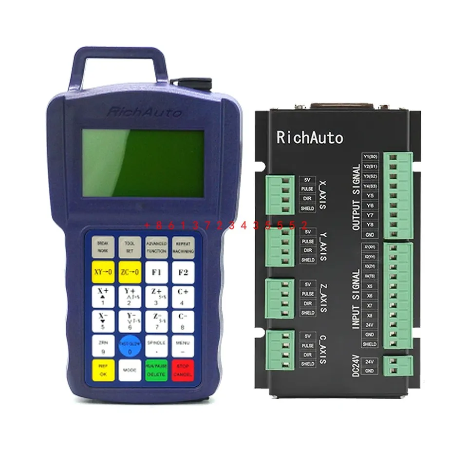 Фото 4-осевой контроллер ЧПУ RichAuto DSP B18 B18S B18E, USB-соединение, система управления движением для ЧПУ-маршрутизатора, замена A18 руководства №3