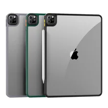 

For iPad Pro 12.9/112020, 2021, 2018 tablet case, ultra-thin, shockproof, soft, transparent acrylic composite protective back