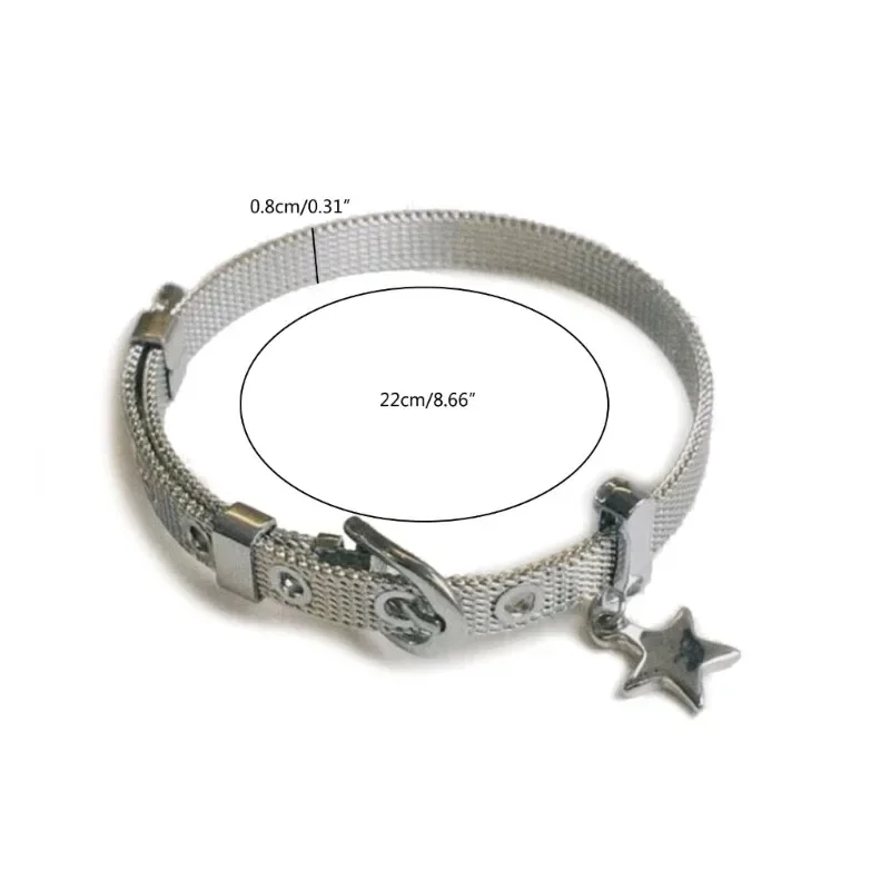 Bracciale Punk Chiodato Eigso - In Pelle Con Rivetti, Stile Retro Biker, Regolabile Per Uomo E Donna - Foto 3