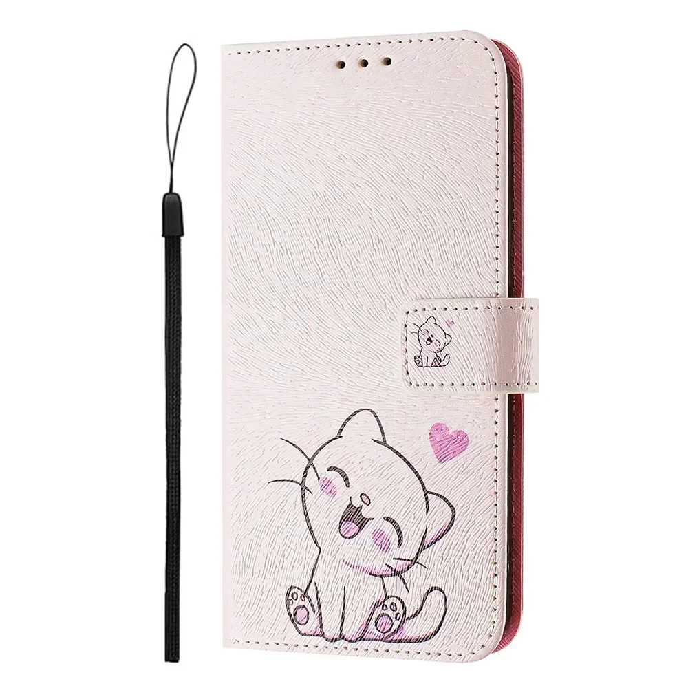 Colorful PU Leather Flip Wallet Phone Case with Card Holder