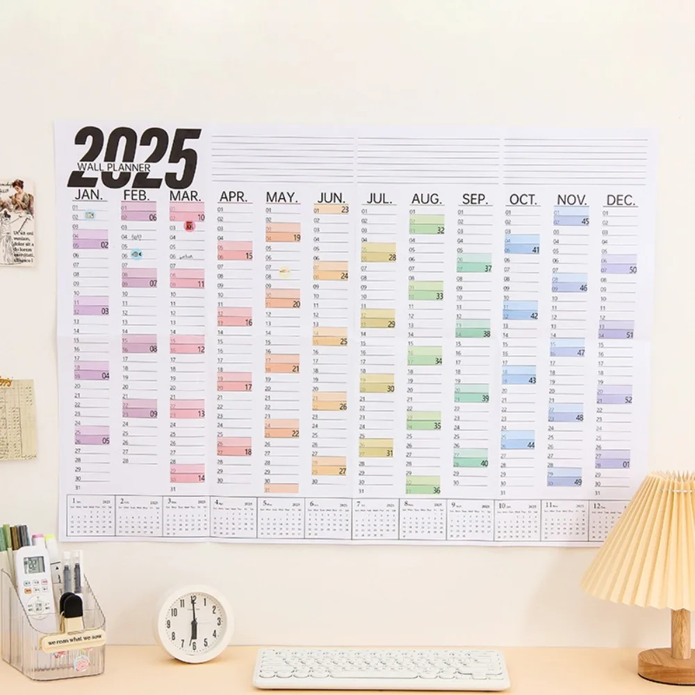 Calendar Planner Sheet Large Wall Calendar Kawaii To Do List Planner Target List Schedule Organizer Office Supplies