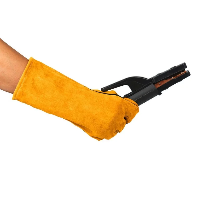 New Anti-bite Safety Bite Gloves for Catch Dog Cat Reptile Animal Ultra Long Leather Green Pets Grasping Biting Protective Glove Leather Gloves