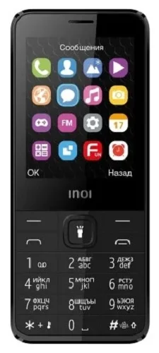 Мобильный телефон INOI 287 4660042754529 space grey 2 8" 0.1Мп 2000mAh металлическая крышка |