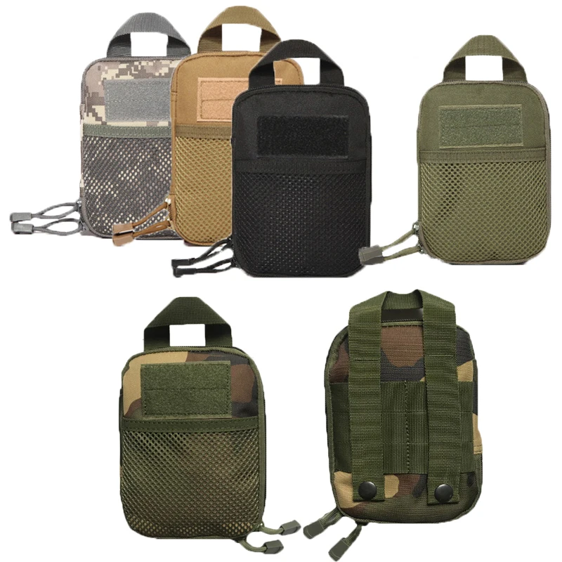 

Outdoor Airsoft Tactical MOLLE EDC Rip-Away EMT IFAK Medical Pouch First Aid Kit Utility Bag Portable Army Casual Waist Pack