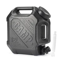 12L Water Storage Container with Spigot Water Dispenser Carrier Large Capacity Water Container Jug for Vehicle Car Camping 2