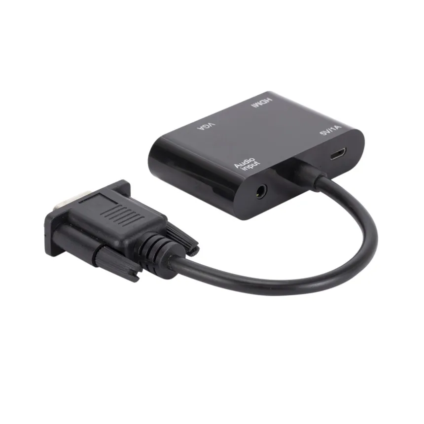 Répartiteur Vga 2 En 1, Convertisseur Vidéo Pour Projecteur, Pc, Tv, Moniteur, Écran D