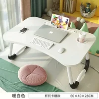Table Pliante pour Ordinateur Portable – Bureau d’Étude Compact pour Lit ou Dortoir 3