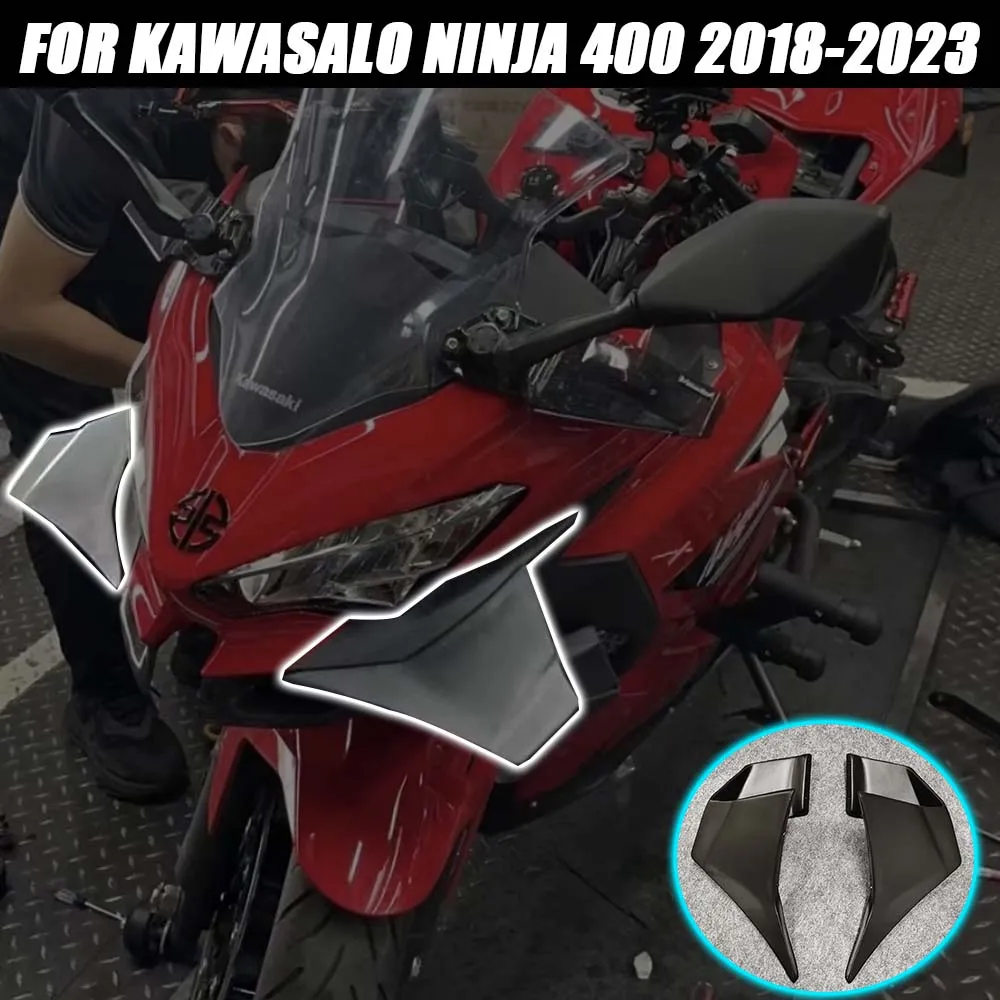 

FOR Kawasaki Ninja 400 WINGLETKIT EX400 Fixed Wind Wing Wind Breaker Modified Parts 2018 2019 2021 2022 2023