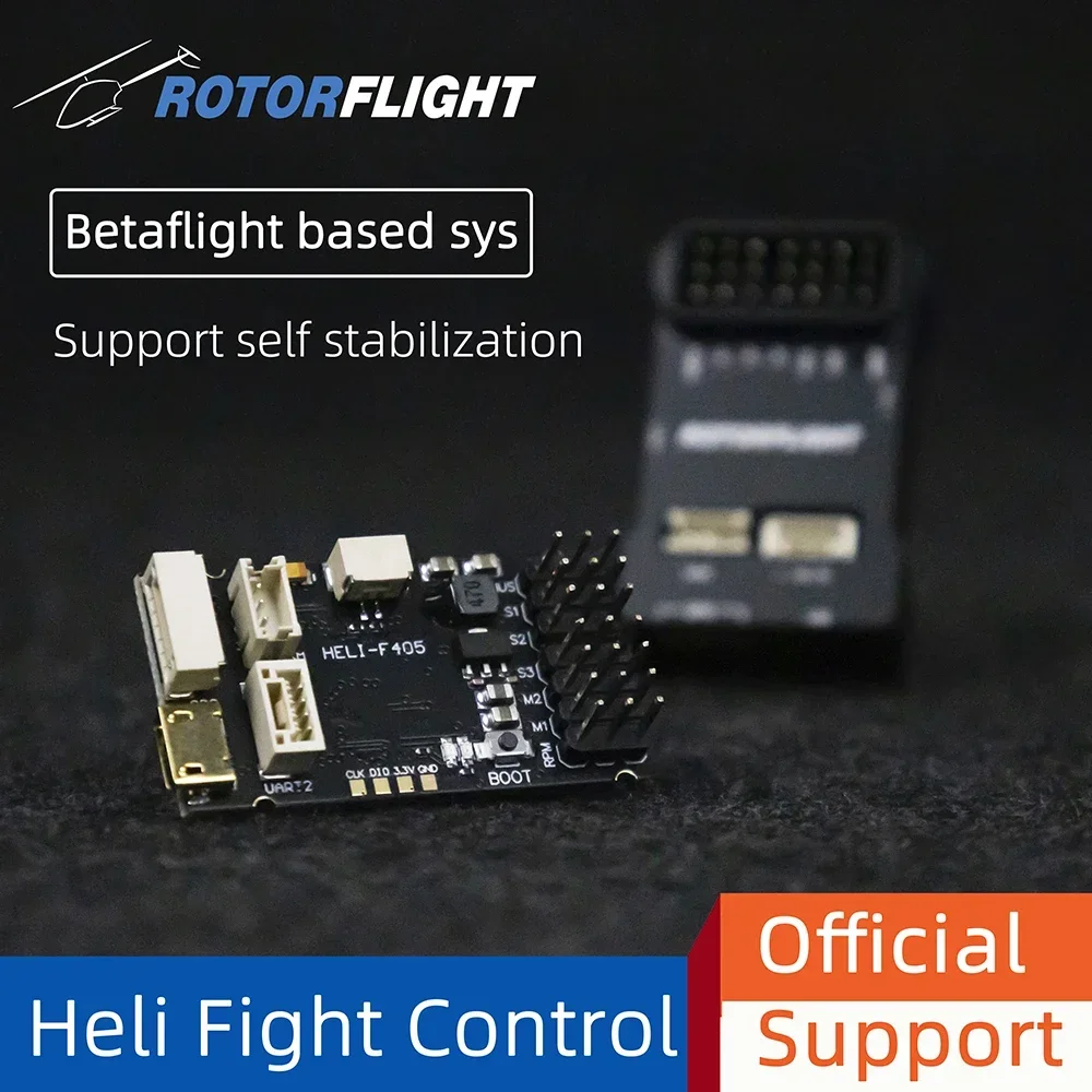 

Rotorflight Flywing Heli405 RF Радиоуправляемый вертолет, 3d-управление полетом, FBL гироскоп