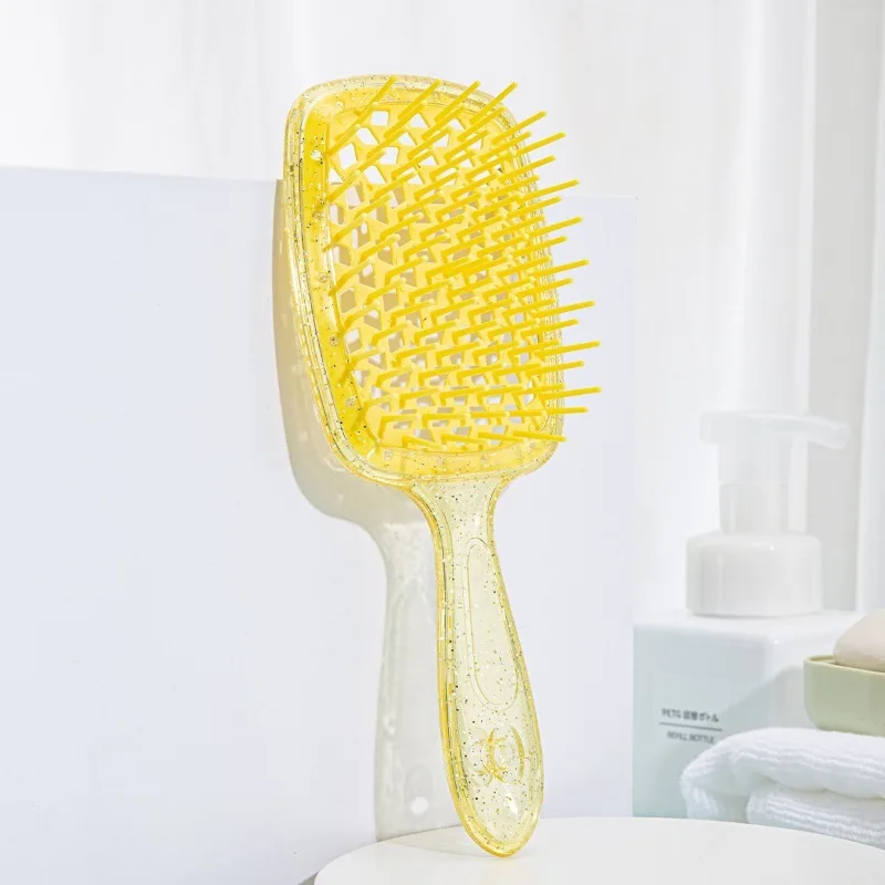 Hair Comb Detangling Tangled Hair Comb Hollow Out Massage Combs Anti-static Hair Comb Salon Hairdressing Styling Tools 6
