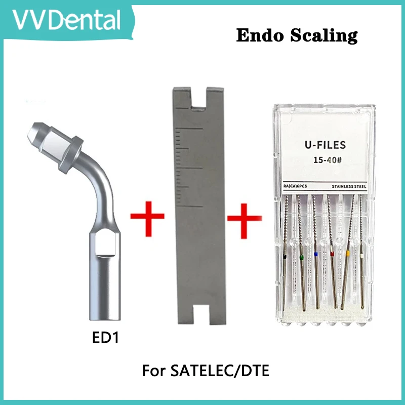 VVDentalUltrasonicScalerDentalEndoTipWrenchEndoStainlessSteel