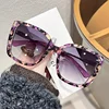 1pc Women's Large Square Frame Fashion Sunglasses