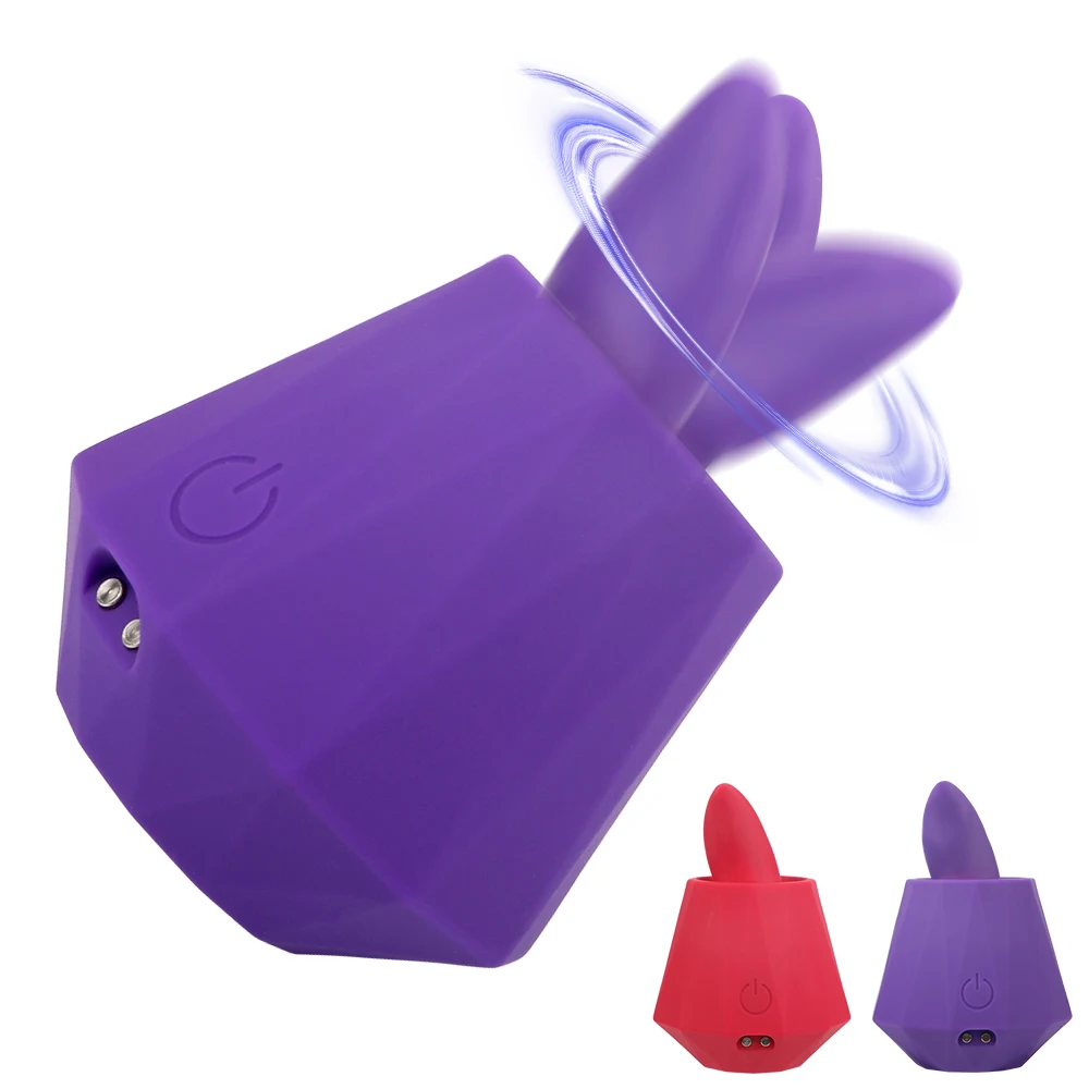 Vibrator Mit Zungenstimulation Für Damen Klitoris Nippel Massage_voghion.com