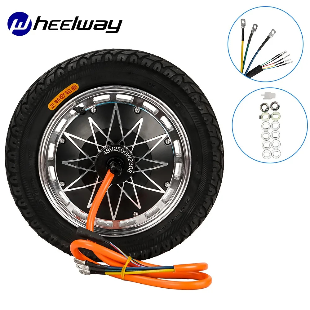 Kit Complet Moteur électrique 3000W - 48V/60V/72V - Pour Vélo, VTT, Quad Ou Scooter