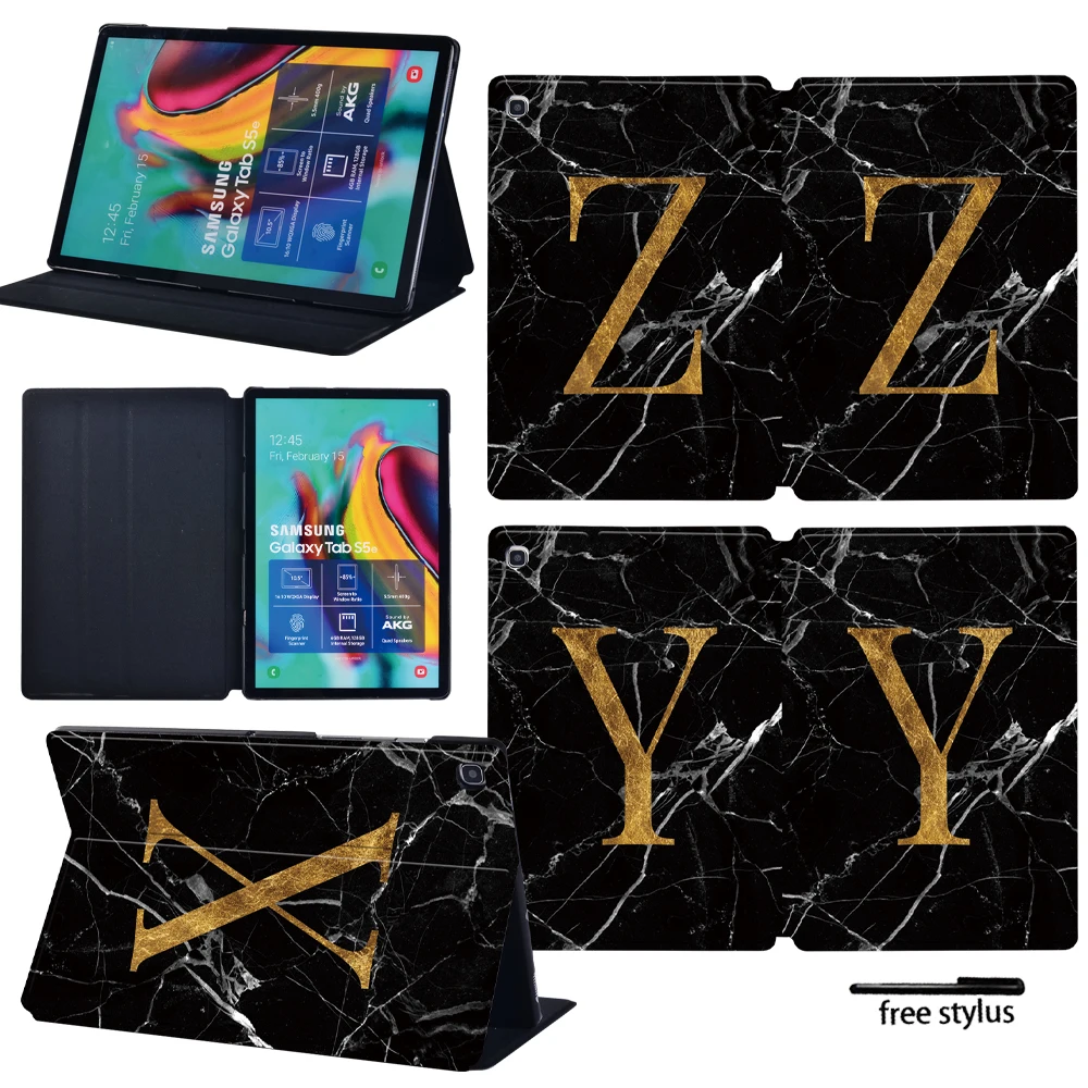 

Tablet Case for Samsung Galaxy Tab S6 Lite(P610/P615)Tab A 10.1(T510/T580)A 8.0(T290/T295)/S5e(T720/T725)A8 10.5 Letters Pattern