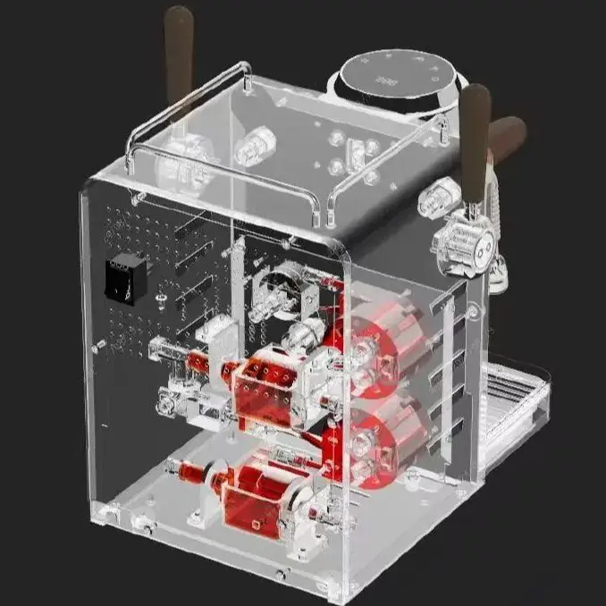 Description Picture 4 of itemHambach 7101 Semi-Automatic Espresso Machine, Home Office Italian Coffee Maker, Compact Cappuccino Brewing Equipment