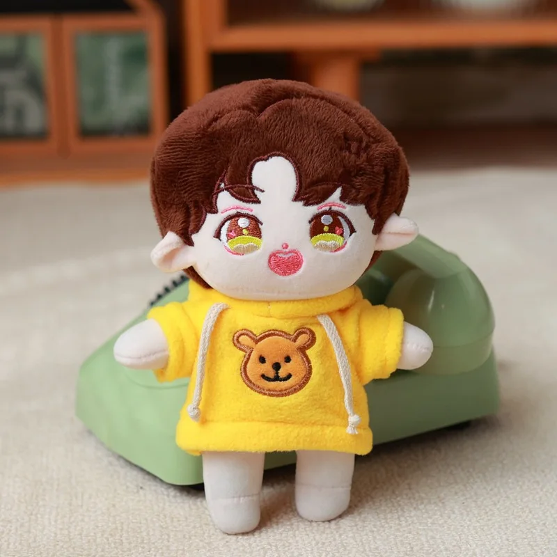 1 PC Hoodie Sweater Clothes for 20cm Idol Dolls Cartoon Outfit Accessories Suit for Super Star Cotton Doll Collection Toys 5