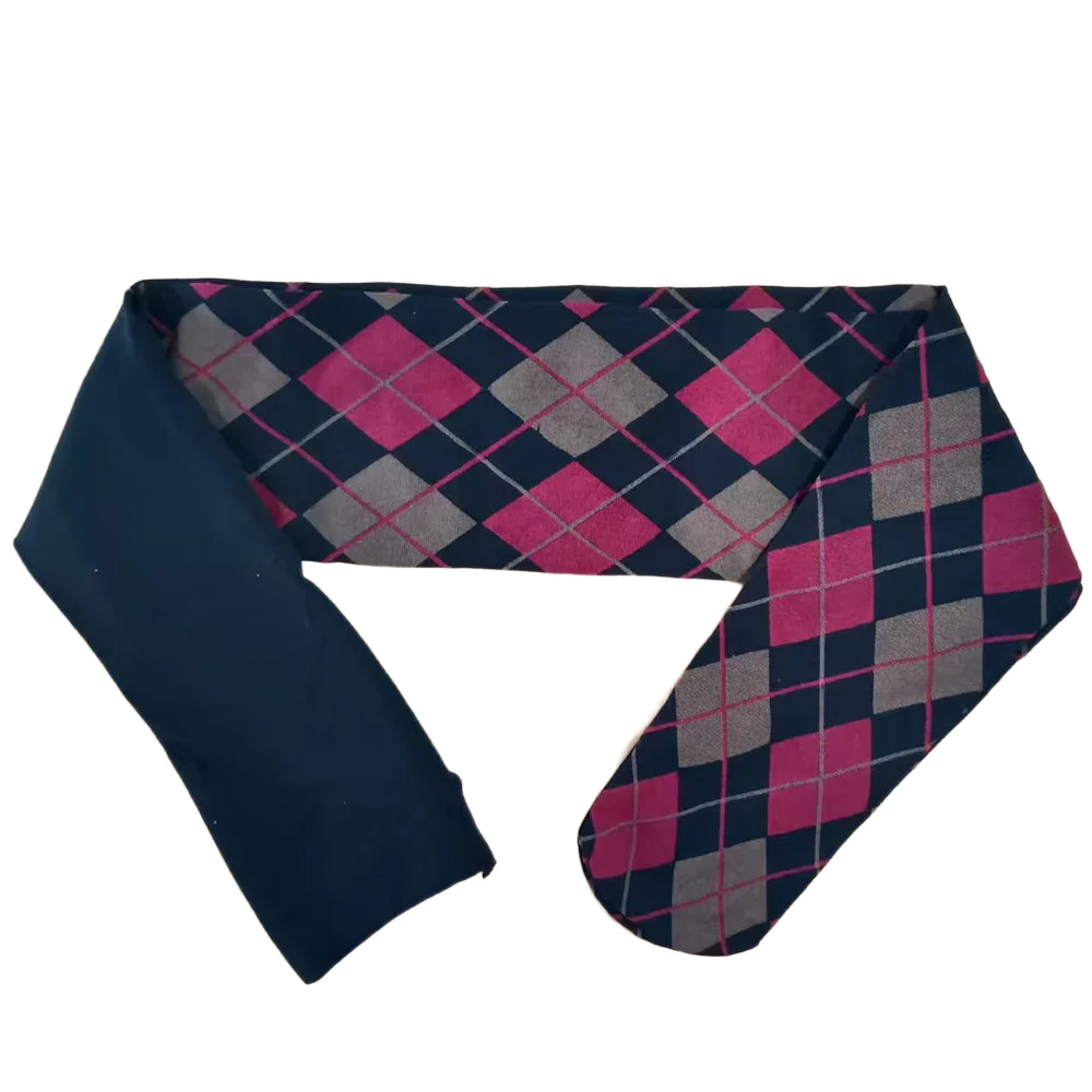 AMNESIA Heroine Rhombus Plaid Striped Pantyhose Anime Cosplay Costume Stockings