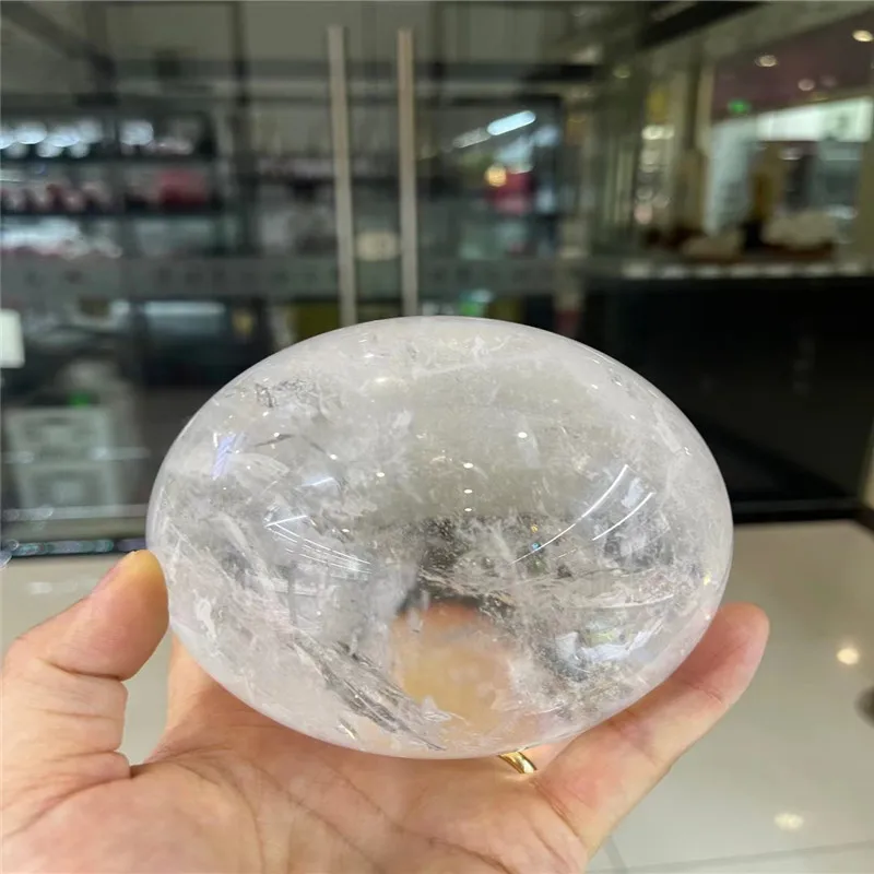 AAAA Natural transparent White Quartz Ball Crystal Ball room decoration home decoration gemstone aquarium 2
