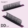Magefy – extensions de cils individuels, 16 rangées, 10-15mm, dos foncé, mat, pour les professionnels, doux, naturel, Salon de beauté, en vrac