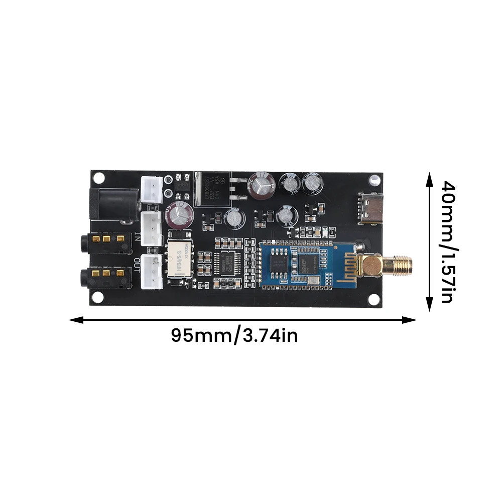 QCC3034 Bluetooth 5.1 Lossless Decoding Board PCM5102A Modified Amplifier Audio Sound Card DAC Module Support APTX APTX-HD