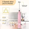 1 PCS Electric Milk Frother Portable Egg Beater USB Rechargeable Handheld Coffee Blender Milk Shaker Mixer Foamer Food Blender 2