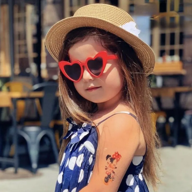 Kids Cartoon Heart Sunflower Sunglasses Girls Boy Children Outdoor Round UV400 Sun Glasses children sunglasses kids sunglasses