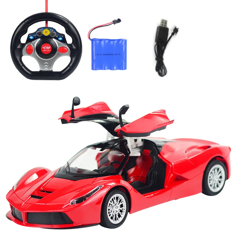 Large Size 1:14 Electric RC Car Remote Control Cars Machines On Radio Control Vehicle Toys For Boys Christmas Gift Door Can Open 6